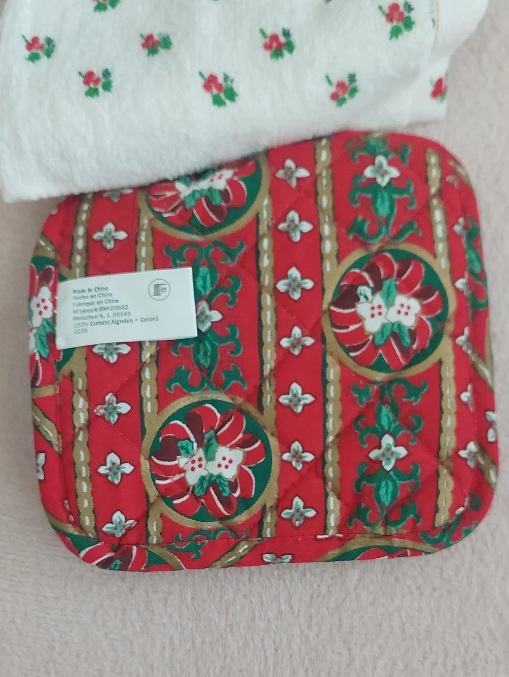 Vintage FRANCO 3-piece Kitchen Linen Set - Towel, Dishcloth, and Pot Holder NWT